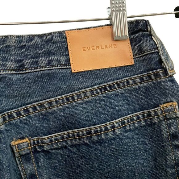 Everlane NWT Women’s Curvy High Rise Button Fly 90’s Cheeky Straight Jeans Sz 30 - Picture 9 of 13